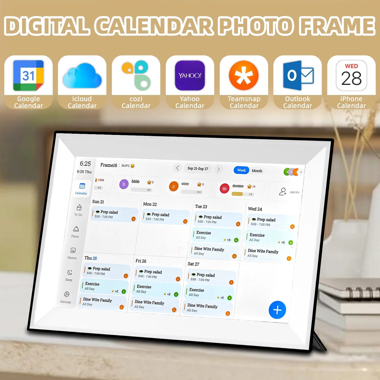 Zorenzaa™ 10.1inch Touch Screen Calendar