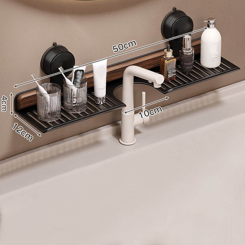 🔥 Bestsellers Recommended – The Furniture Hits of 2025🔥 Walnut Suction Cup Bathroom Shelf